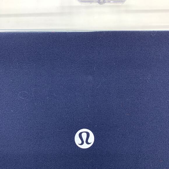 Lululemon Wunder Train High Rise Crop Pants Womens Sz 12 23" Inseam Navy Blue - Picture 3 of 6